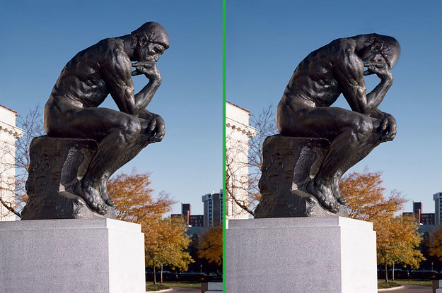 La pose du Penseur de Rodin aurait changé, sous l'action de l'effet Mandela